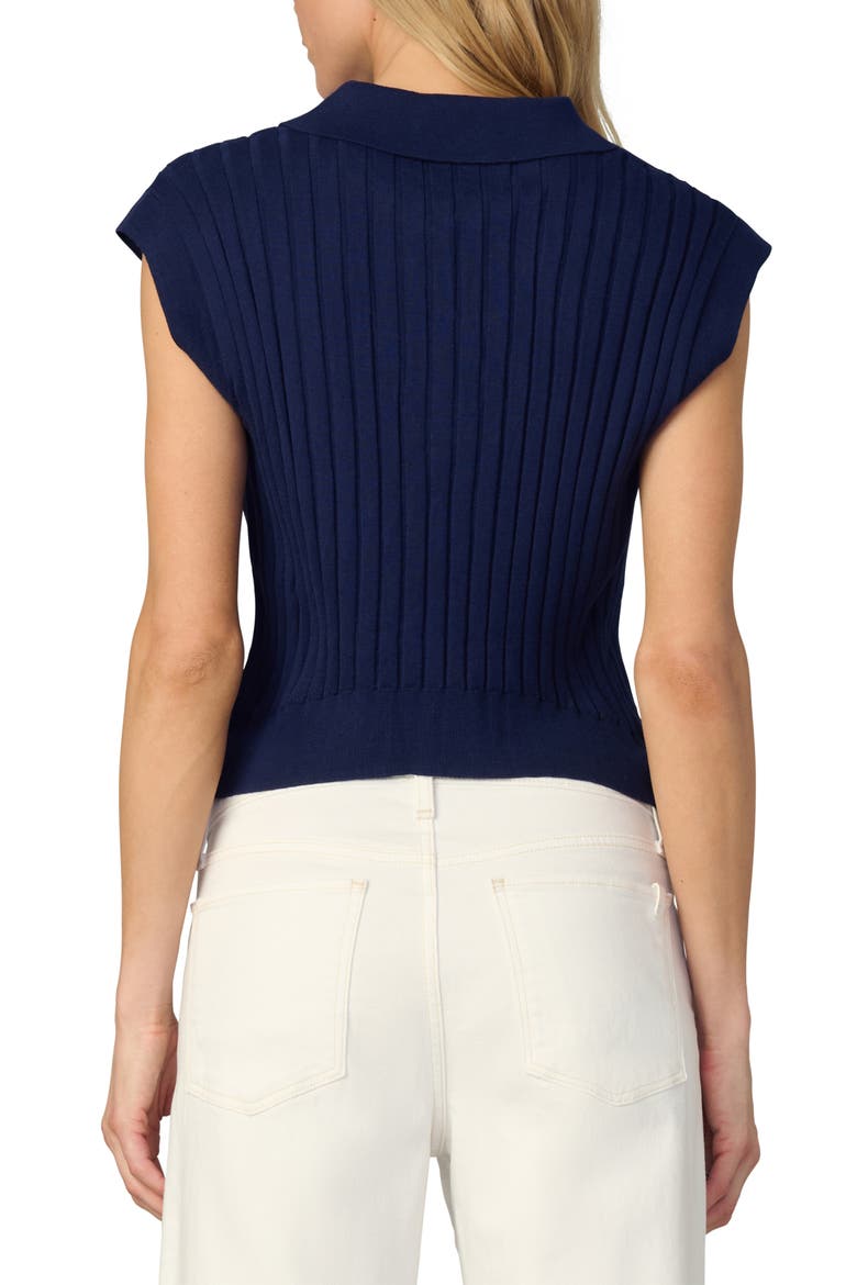 The Mal Popover Rib Sweater, Alternate, color, NAVY
