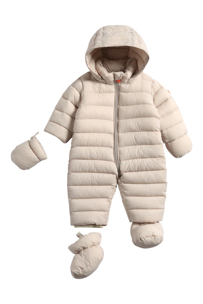 Storm Quilted Bunting, Main, color, RAINY BEIGE