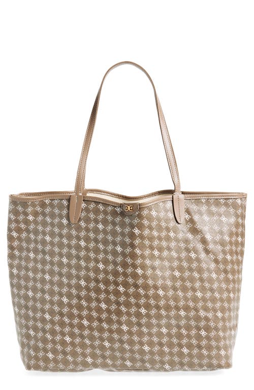 Sam Edelman Large Harper Monogram Shopper Tote in Taupe 