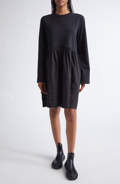 Bradley Long Sleeve Mixed Media Dress