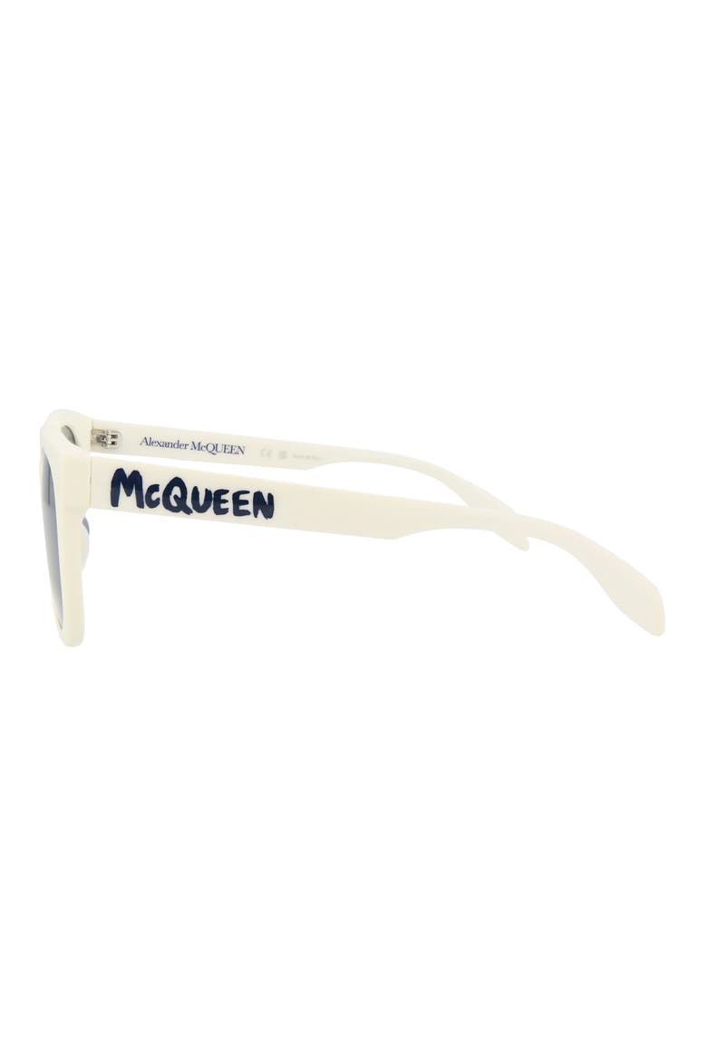 53mm Square Sunglasses, Alternate, color, IVORY BLUE