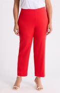 Anne Klein Hollywood Waist Straight Leg Ankle Pull-On Pants