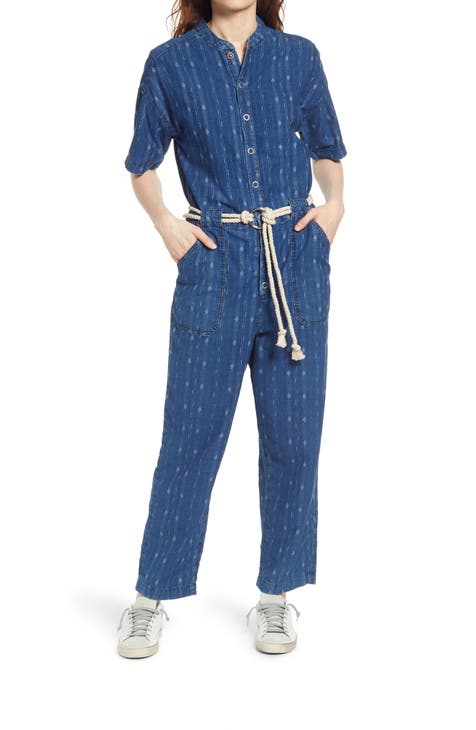 Emery Rope Belt Cotton Jumpsuit