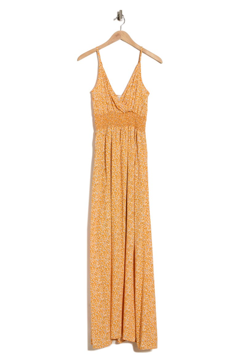 Gauze Maxi Dress, Alternate, color, ORANGE DITZY