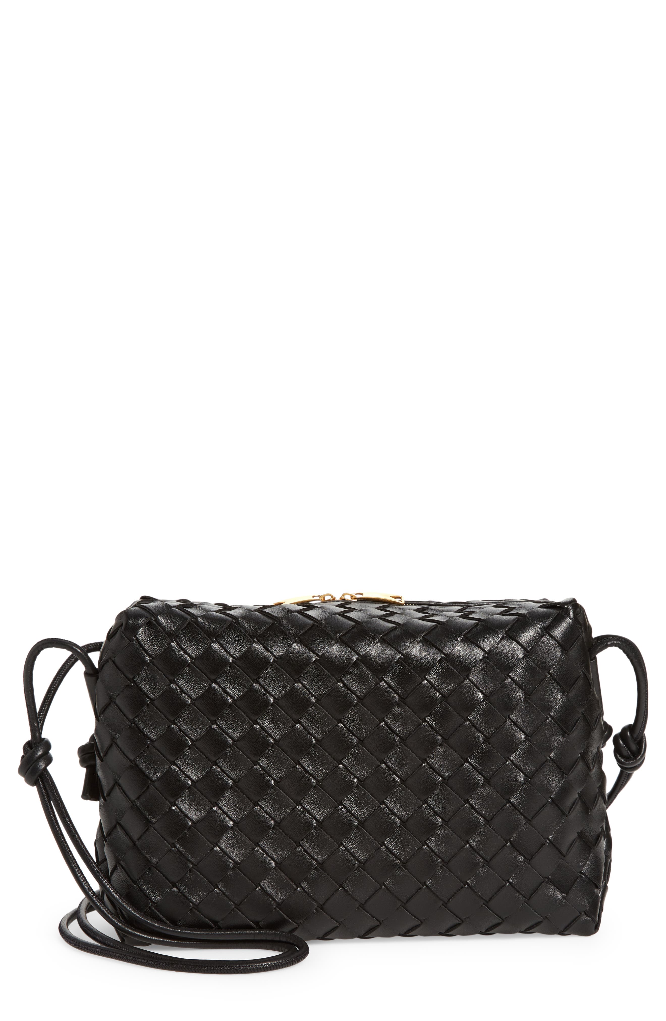 Bottega Veneta Large Loop Intrecciato Leather Shoulder Bag, Main, color, 