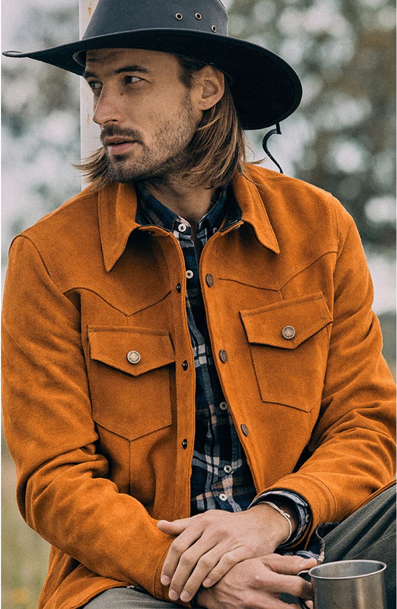 Last Wolf SEQUOIA TRUCKER  JACKET, Alternate, color, Gold