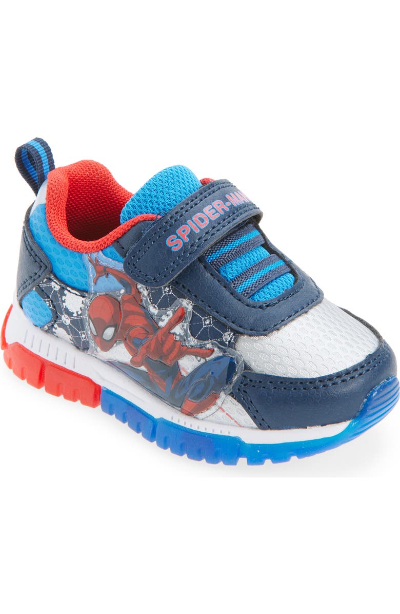 Harper Canyon Kids' Spider-Man Light-Up Sneaker, Main, color, Blue