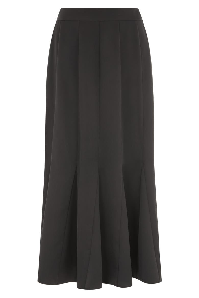 Antonio Satin Skirt, Alternate, color, BLACK