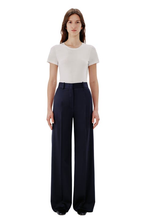WIDE LEG SUIT PANT