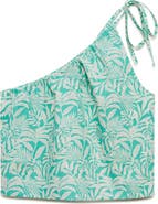 MANGO TEEN Asymmetric Cotton Crop Top