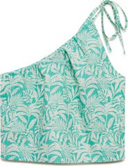 MANGO TEEN Asymmetric Cotton Crop Top