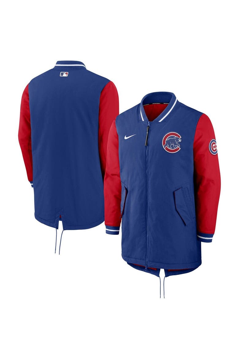 Men's Nike Royal Chicago Cubs Dugout Performance Full-Zip Jacket, Main, color, Royal