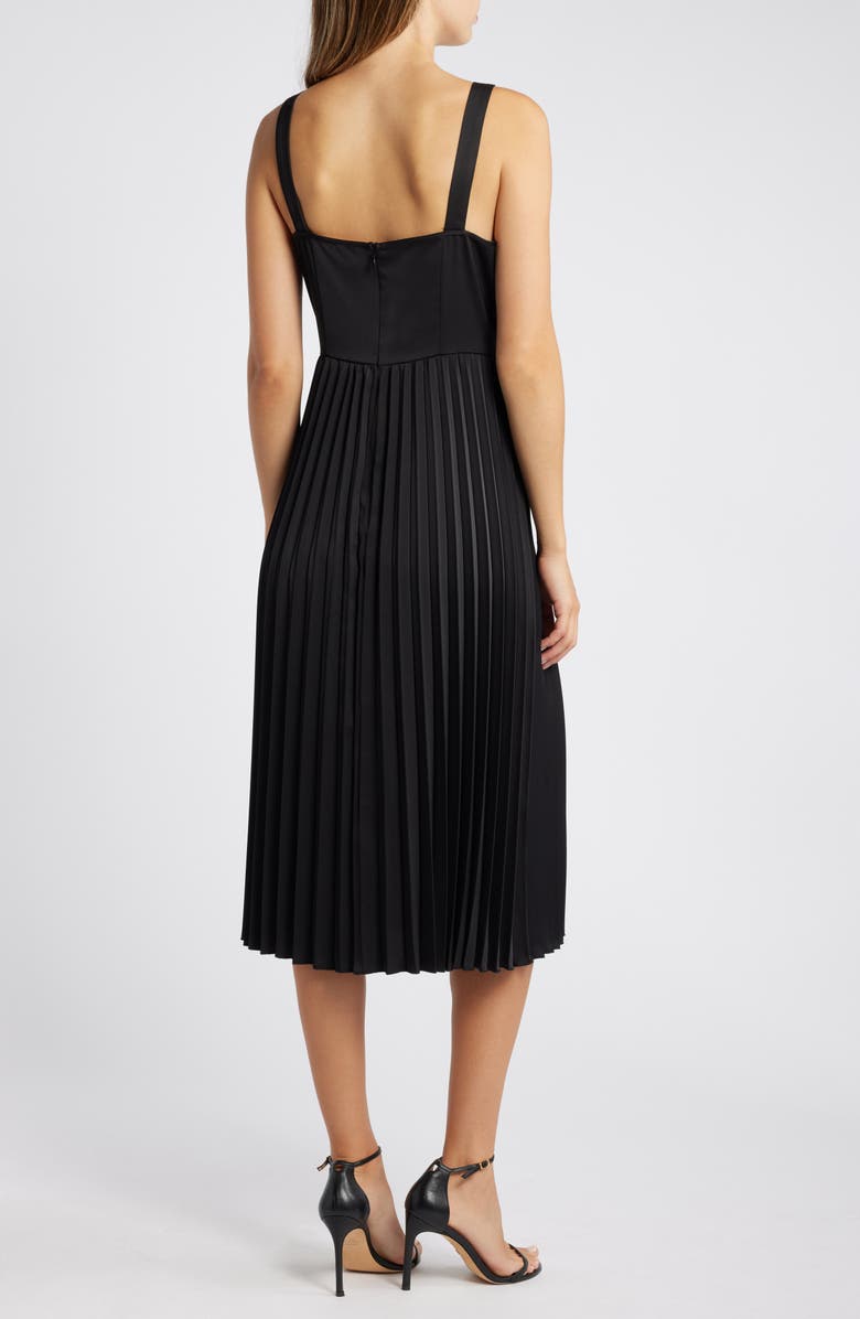 Sam Edelman Sweater & Plissé Skirt Set, Alternate, color, 