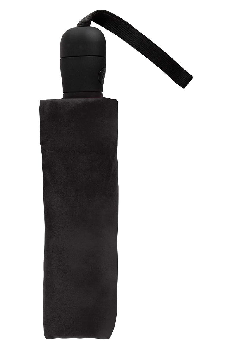 43 Auto Open Compact Umbrella, Alternate, color, BLACK