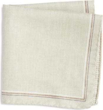 Jack Victor Crestwool Solid & Houndstooth Check Reversible Silk