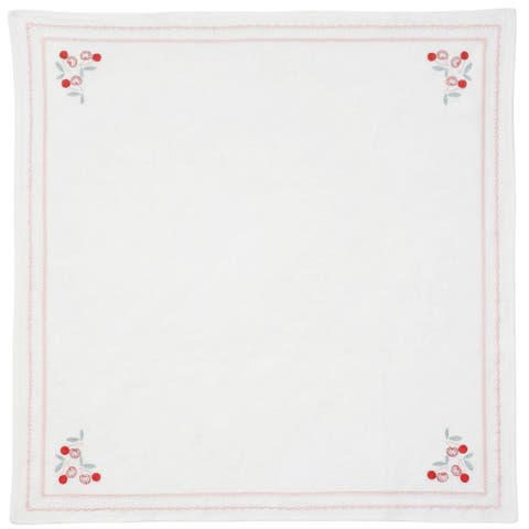 Cherry Embrodiered Blanket (Baby)