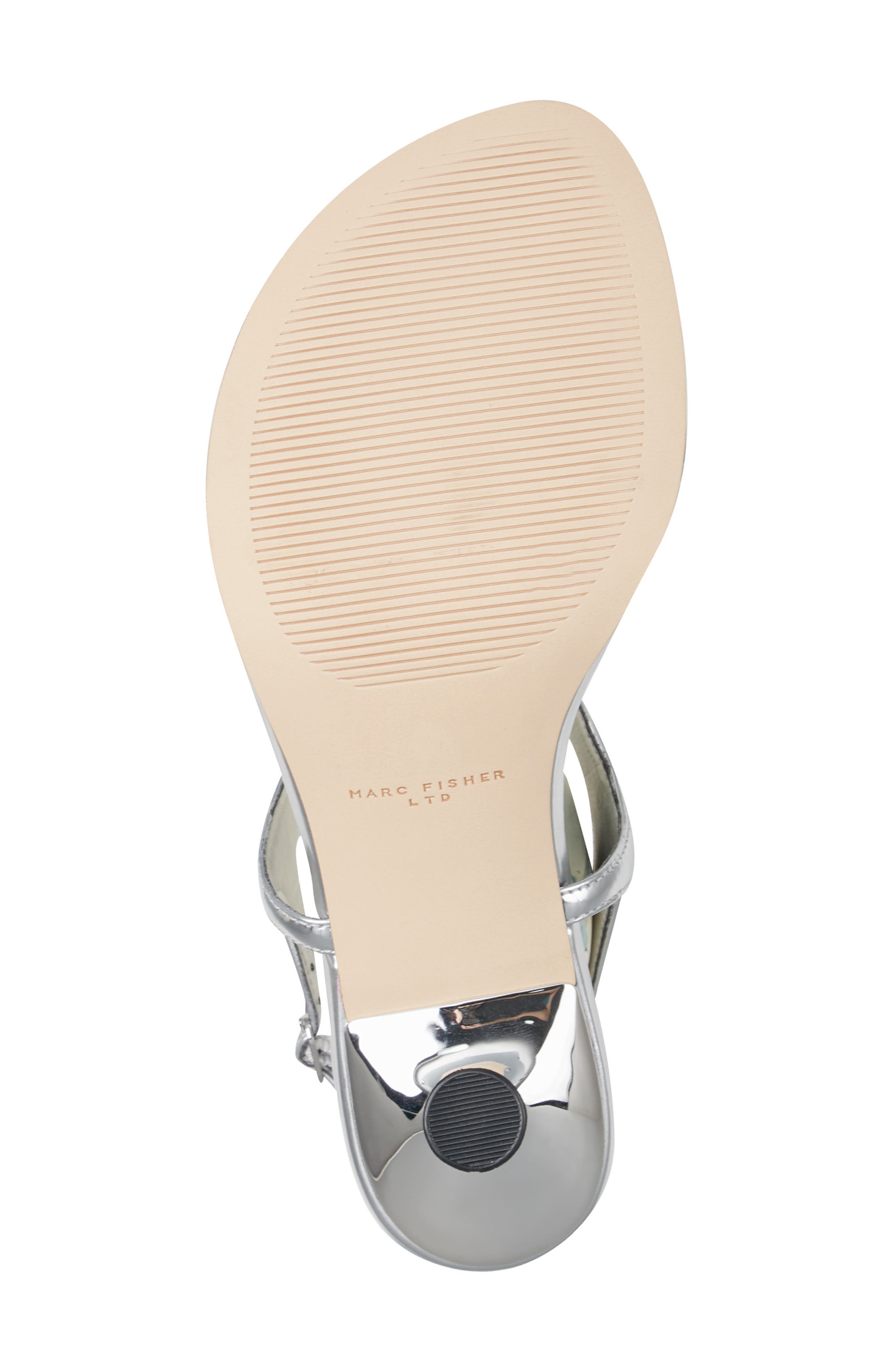 Pelysa Ankle Strap Sandal, Alternate, color, METALLIC SILVER