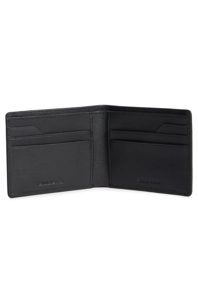 Cole Haan Claudio Leather Passcase Wallet, Alternate, color, Black