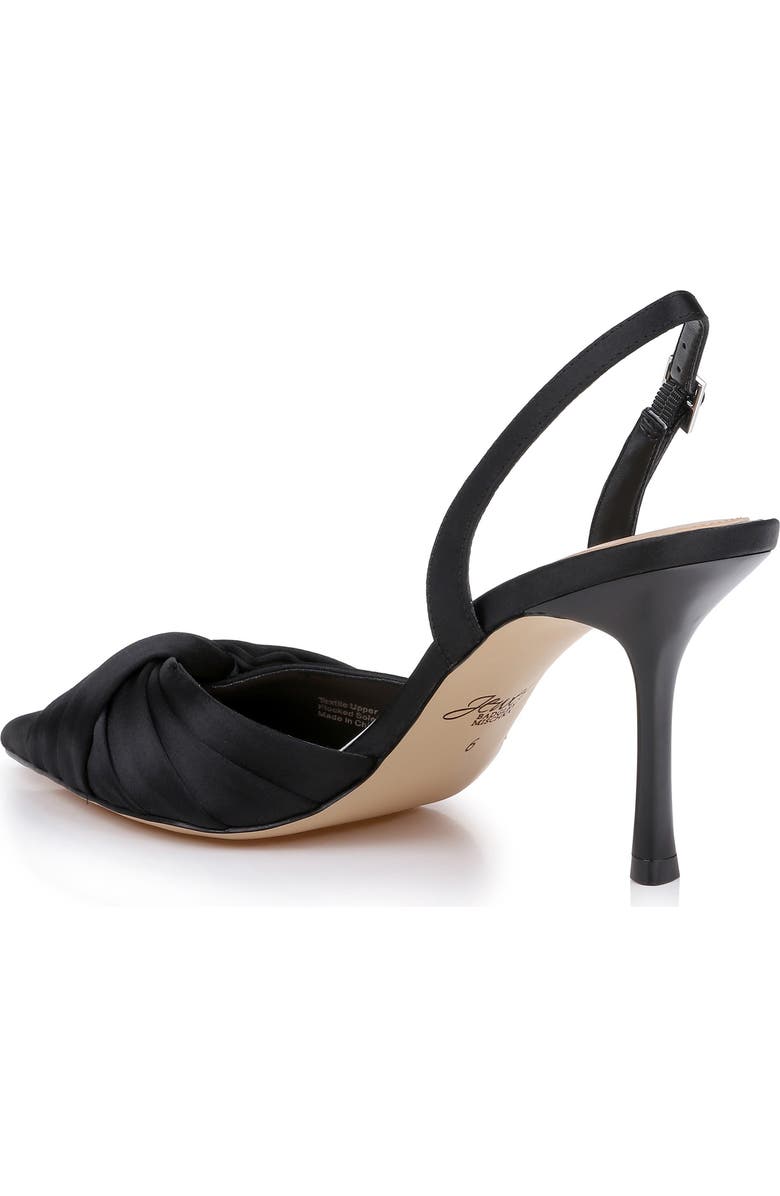 Jewel Badgley Mischka Zariel Slingback Pump, Alternate, color, Black Satin