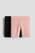H&M 2-pack Ribbed Cycling Shorts