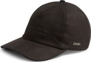 ZEGNA SECONDSKIN Leather Adjustable Baseball Cap