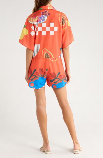 Sebastian Printed Romper