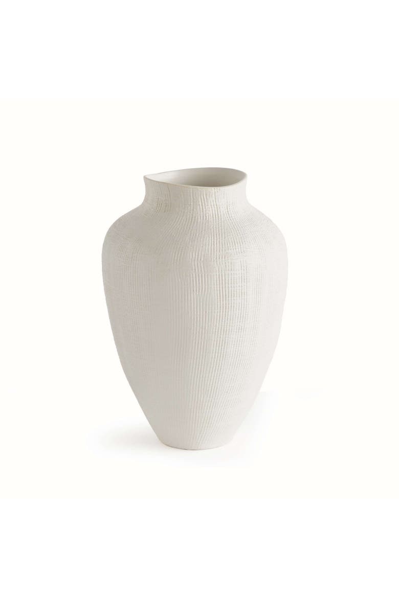 Barclay Butera Ojai Vase, Main, color, White
