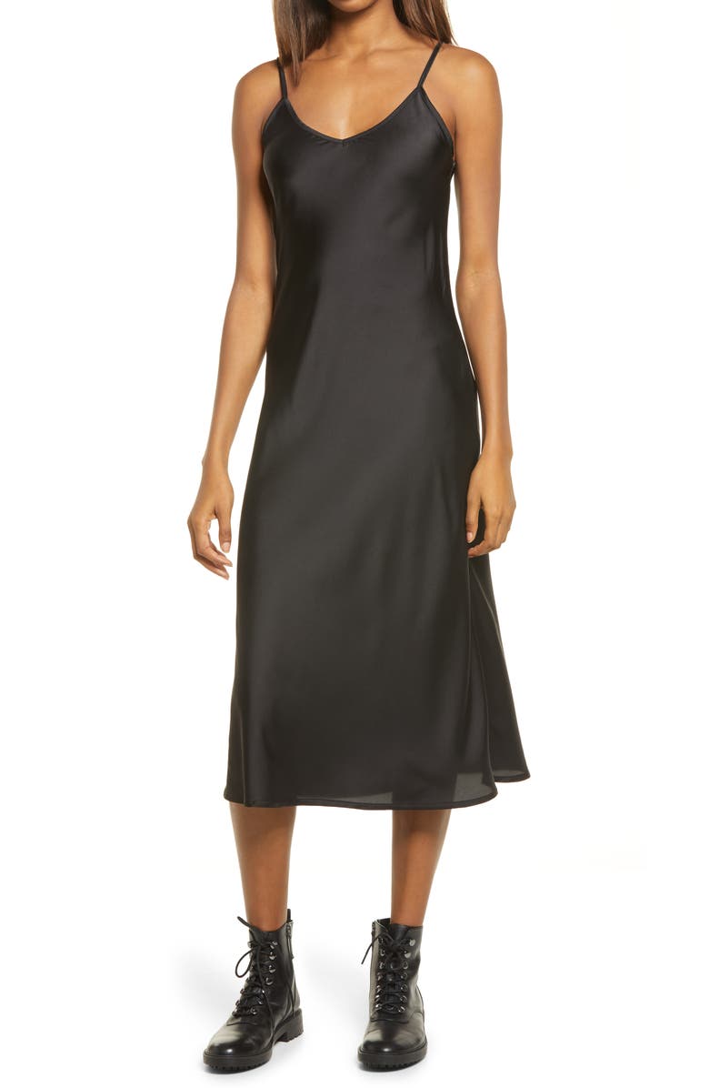 AllSaints Benno Top & Slipdress, Alternate, color,