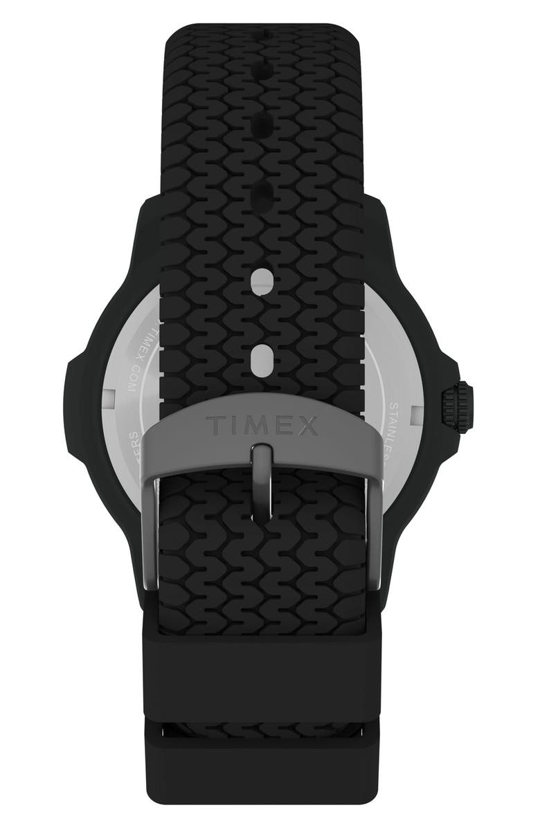 Timex<sup>®</sup> Expedition Timberline Silicone Strap Watch, 42mm, Alternate, color, Black