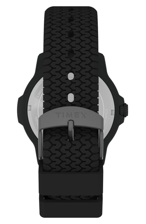 Timex ® Expedition Timberline Silicone Strap Watch, 42mm In Black
