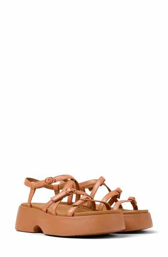 Camper Tasha Ankle Strap Platform Sandal