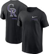 Nike Men's Nike Black Colorado Rockies Over the Shoulder T-Shirt