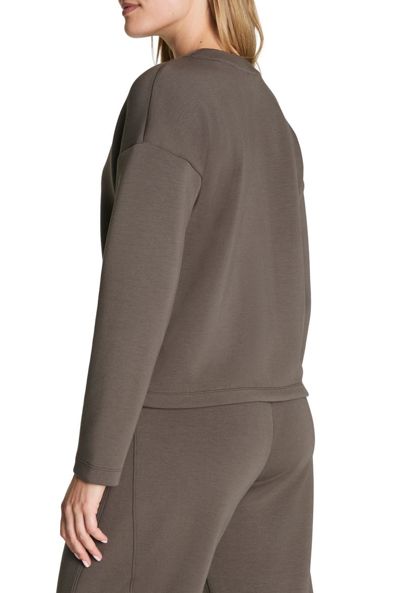 AirEssentials V-Neck Cardigan, Alternate, color, MINERAL