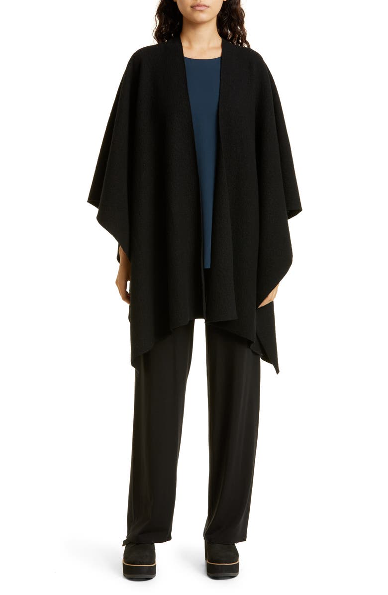 Eileen Fisher Wool Wrap, Alternate, color, 