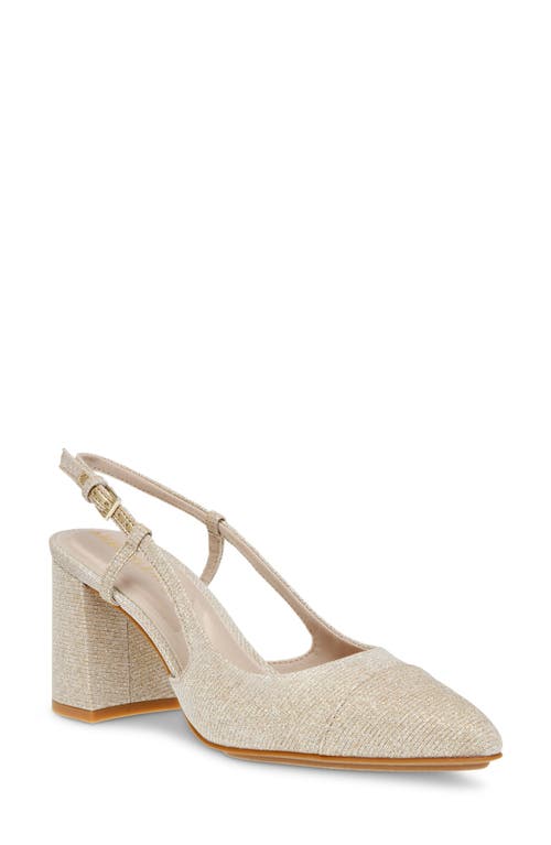 Anne Klein Brinlee Pointed Toe Pump in Platinum 