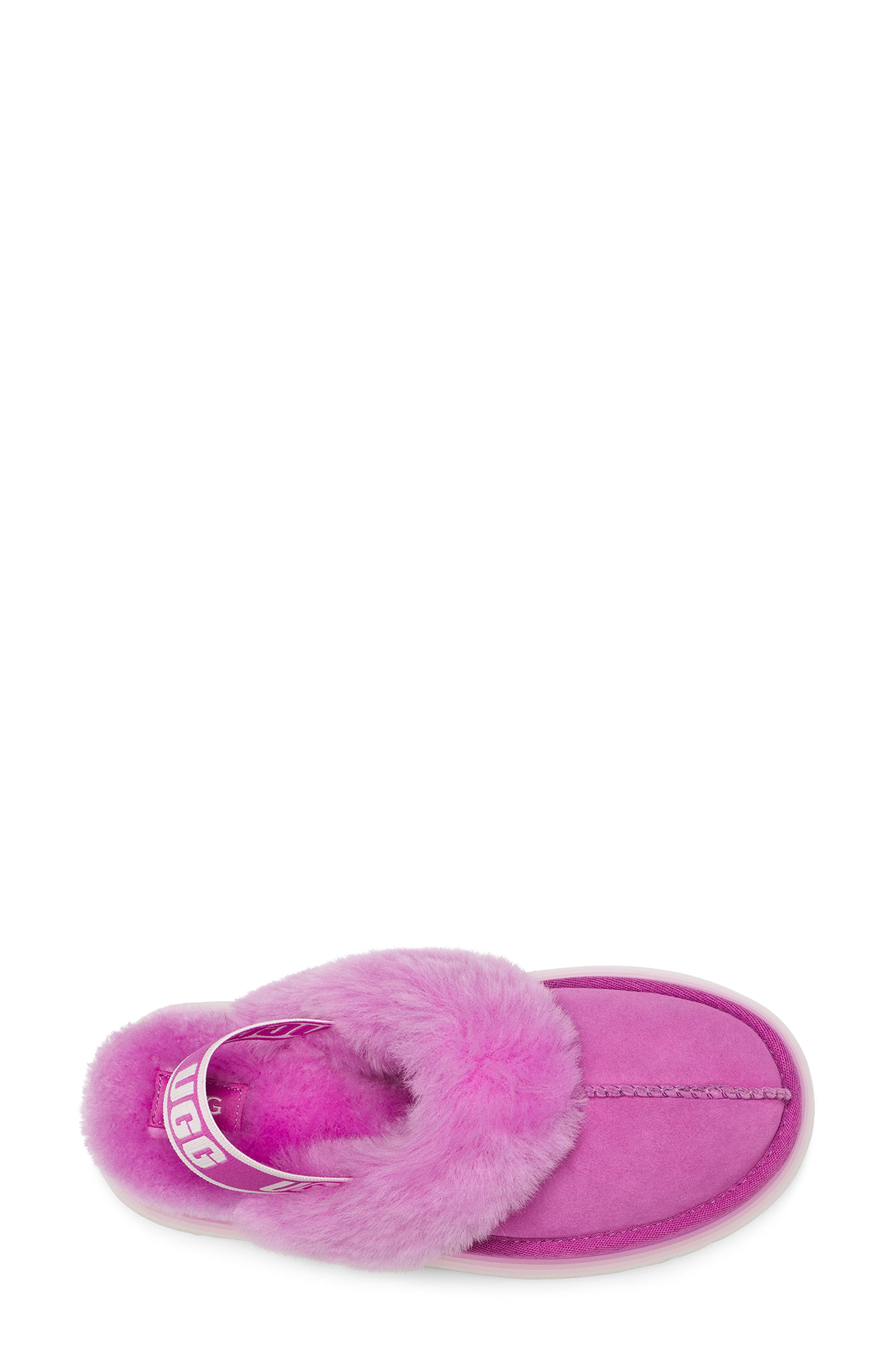 Funkette Genuine Shearling Slipper, Alternate, color, PURPLE RUBY