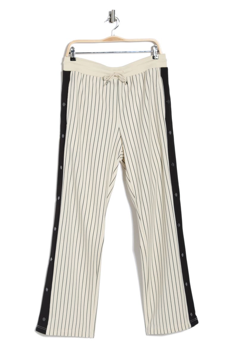 Yale Stripe Track Pants, Alternate, color, IVORY/ BLACK