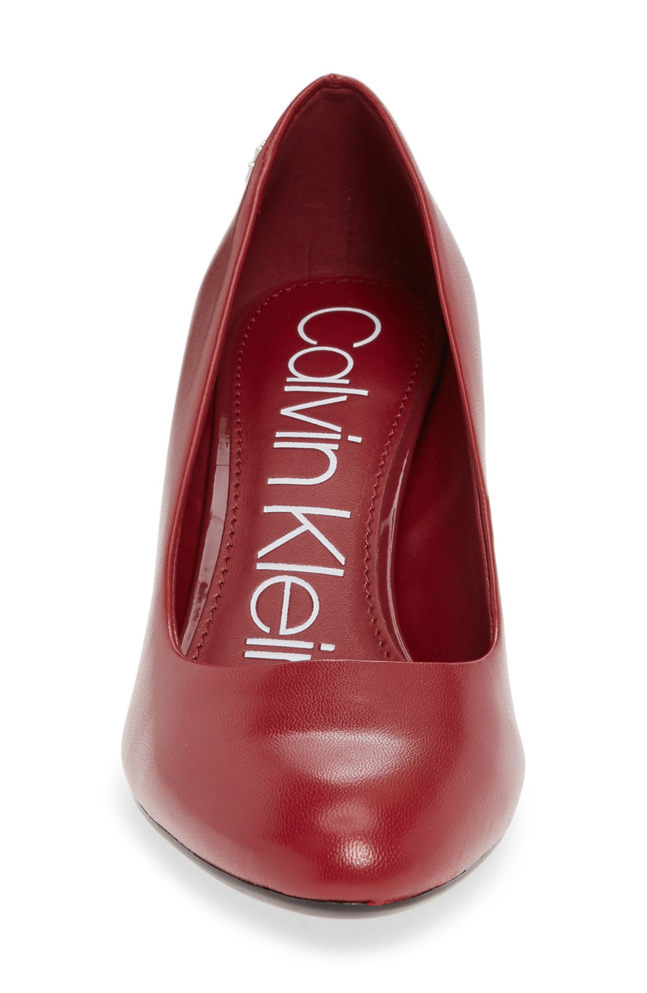 Oksa Pump, Alternate, color, BARN RED LEATHER