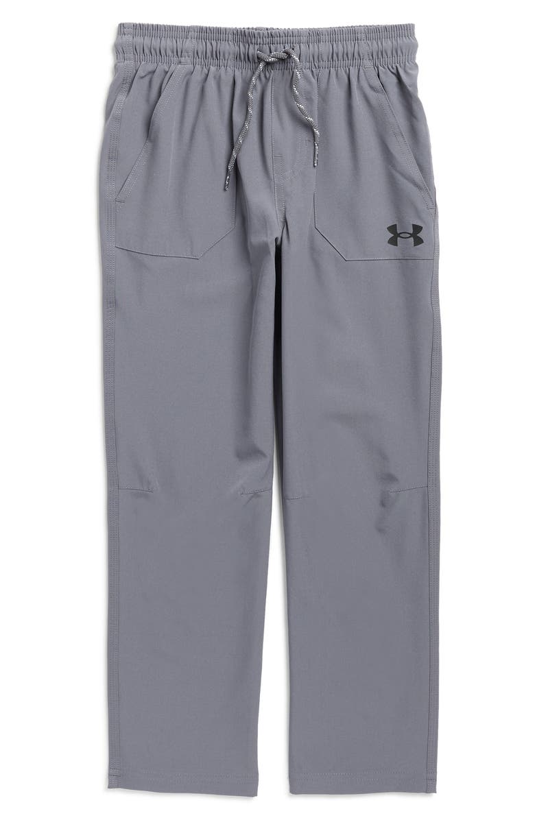 Under Armour Kids' UA Stretch Tech Pants, Main, color, Titan Gray