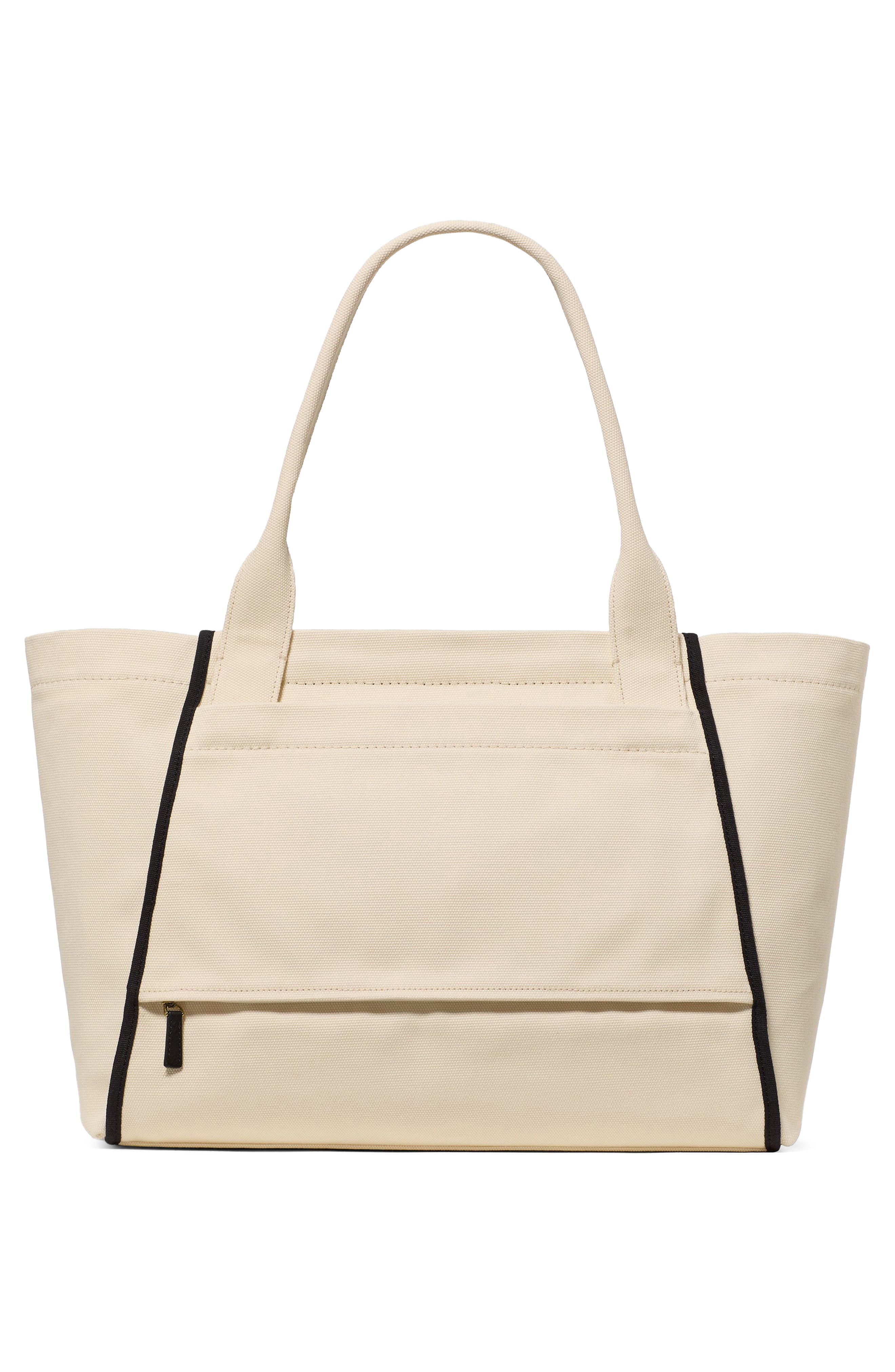 Kate Spade New York dash canvas large tote bag, Alternate, color, Natural
