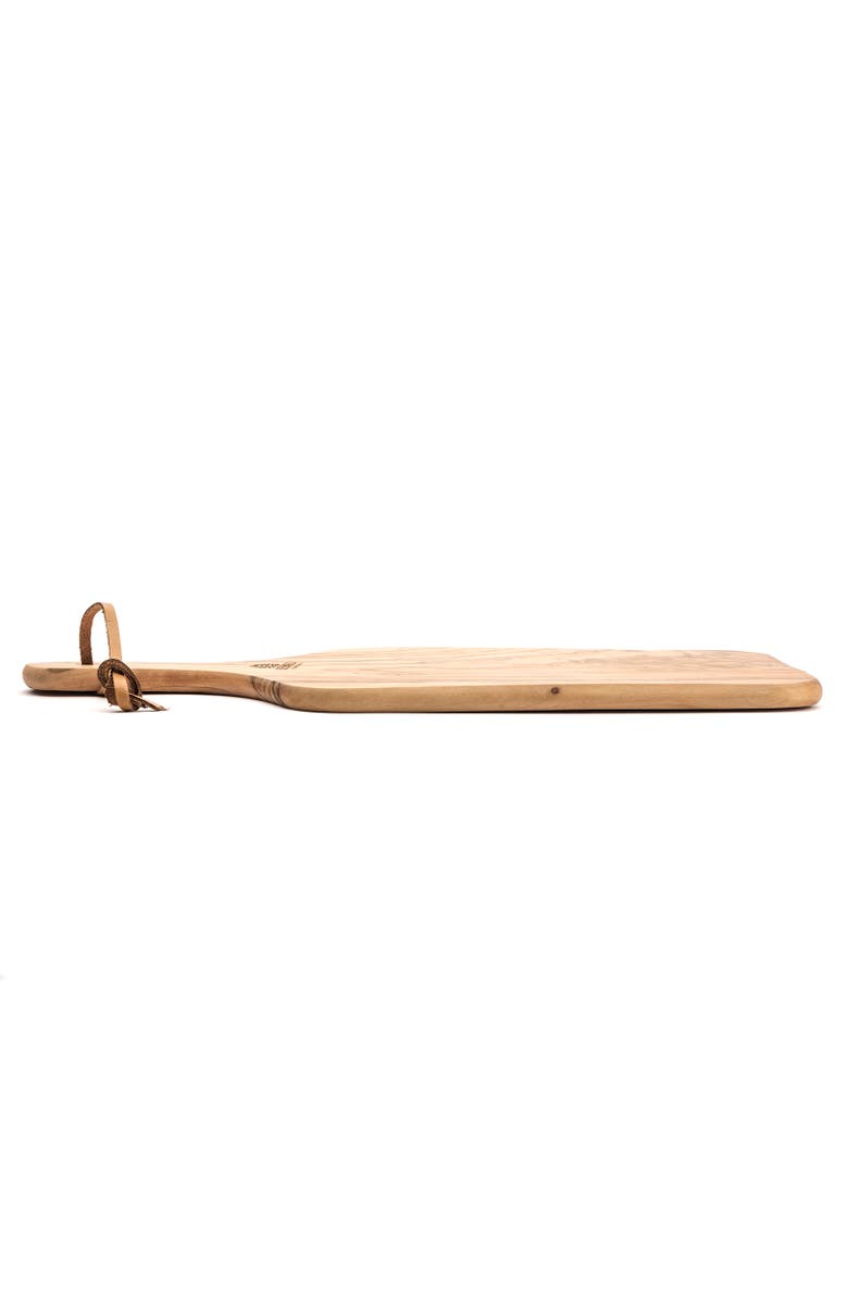 Berard Olivewood Handcrafted 11-Inch Cutting Board with Handle, Alternate, color, Brown