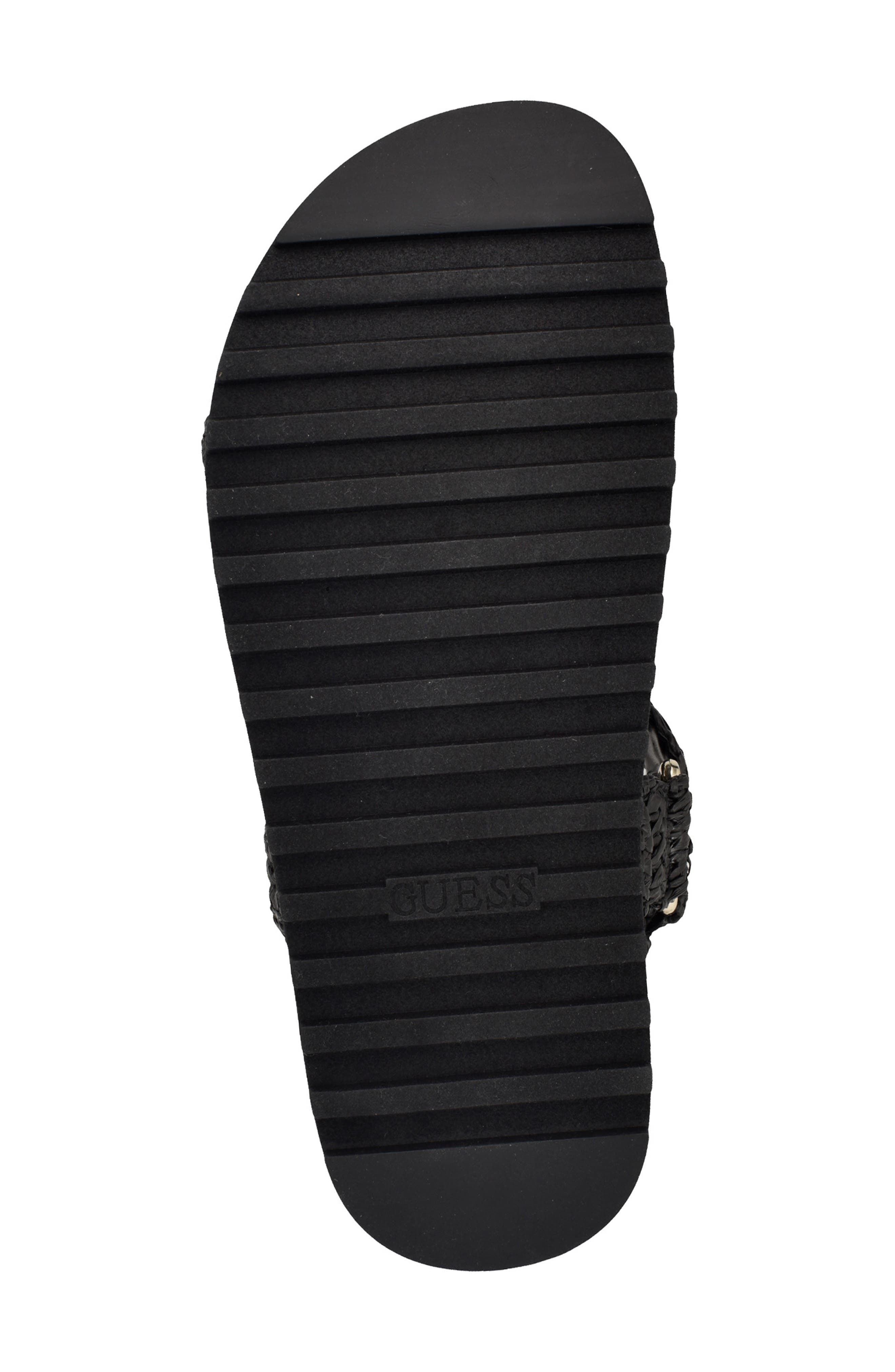GUESS Fabrica Raffia Sandal, Alternate, color, 