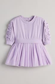 Tucker + Tate Bow Puff Sleeve Fit & Flare Dress
