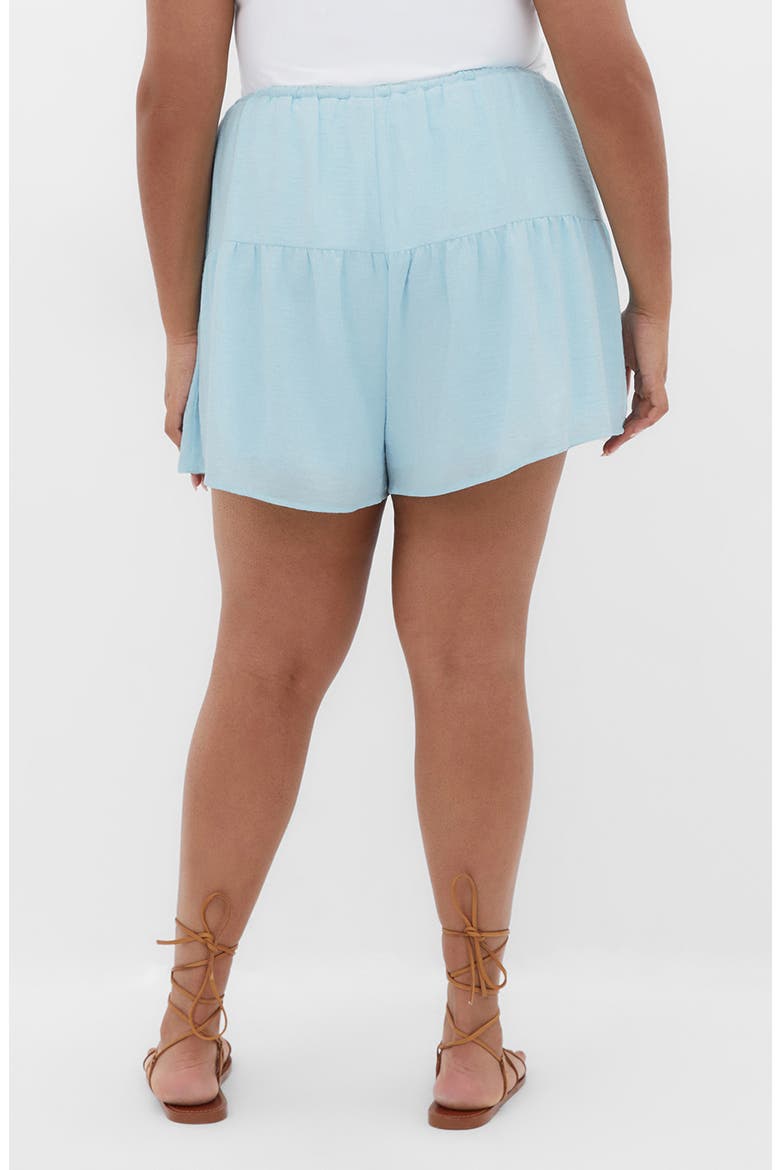 Sara Drawstring Shorts, Alternate, color, ICE BLUE