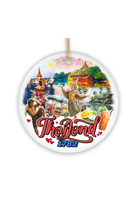 Thailand 1782 Heritage Collage Ornament - Version 1