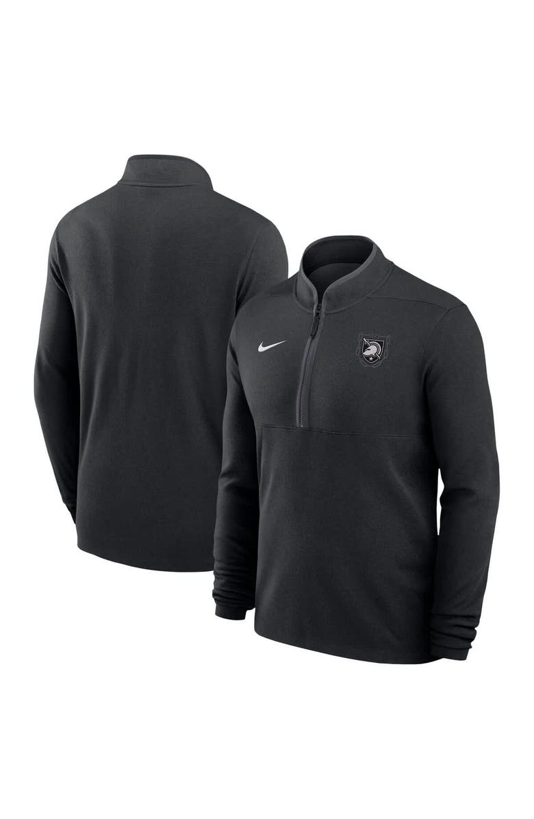Nike Men's Nike Black Army Black Knights Army 250 Collection Dri-FIT Victory Quarter-Zip Top, Main, color, Black