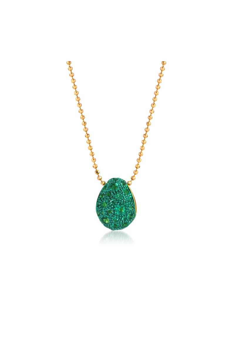 Graziela Emerald Bahia Pendant & Necklace, Main, color, Green