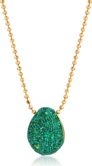 Graziela Emerald Bahia Pendant & Necklace
