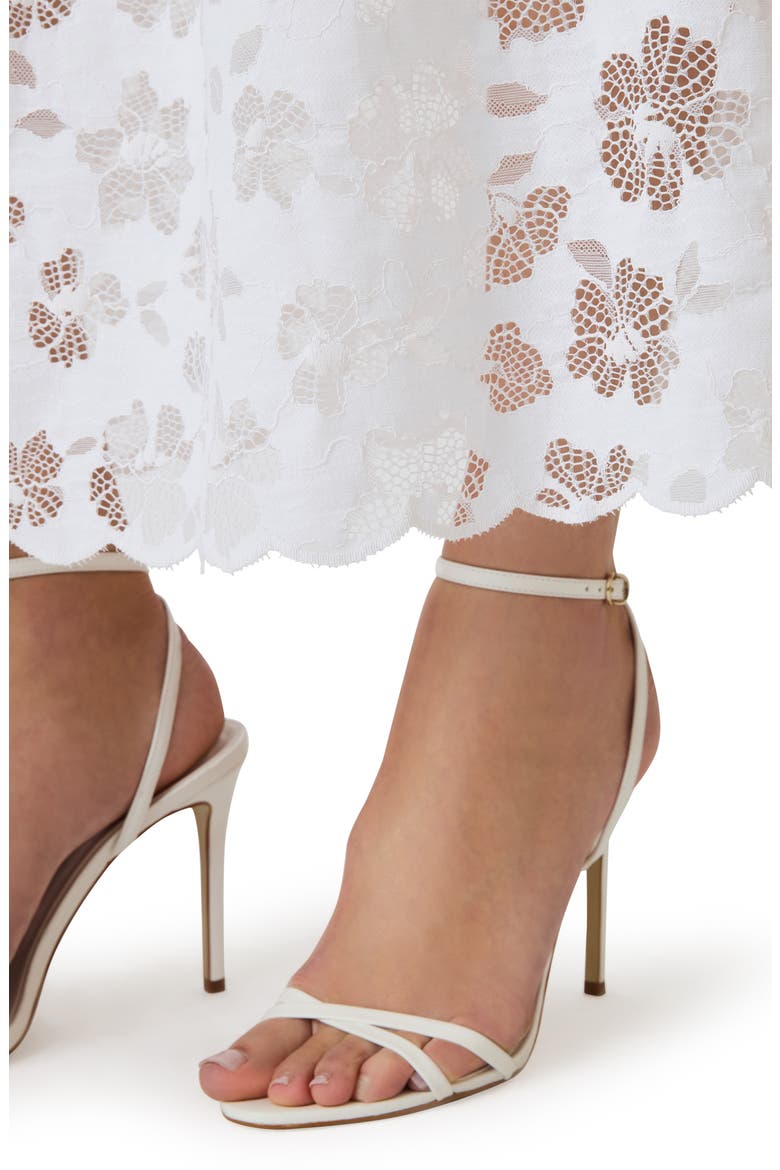 Anaisa Lace Maxi Skirt, Alternate, color, WHITE