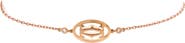 Pre-Owned Cartier Double C de Cartier Bracelet 18K Rose Gold with Diamonds